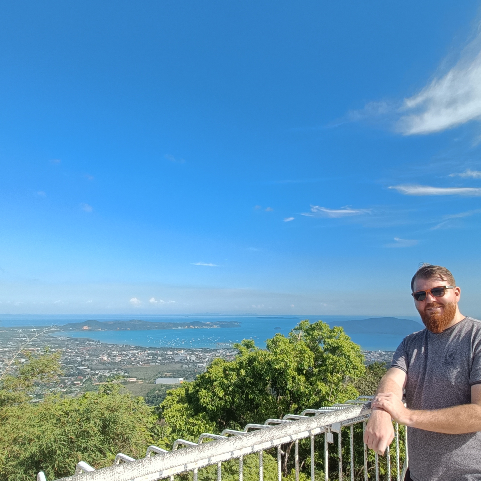 View from longtail boat near Phuket coast