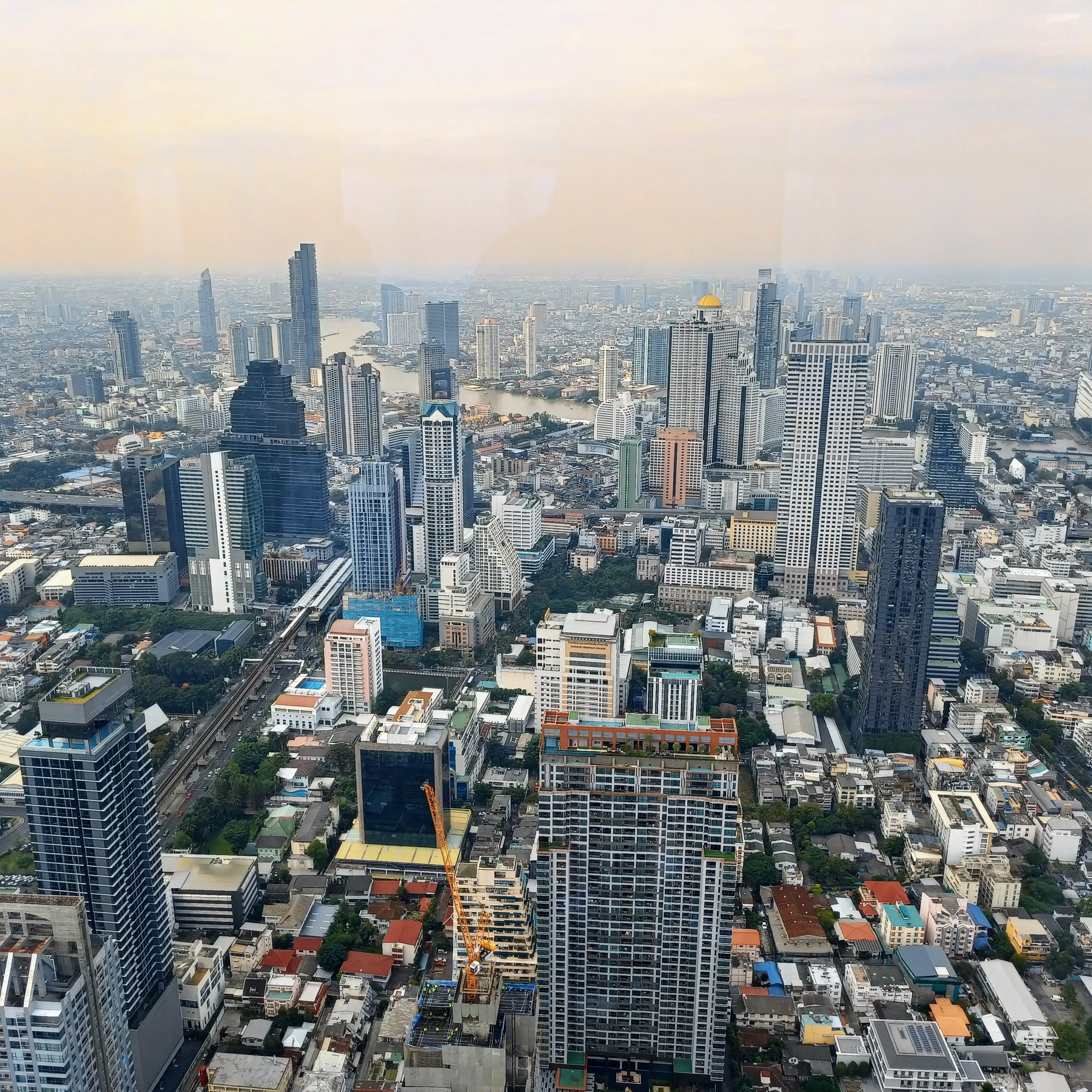 Bangkok Chao Phraya river view