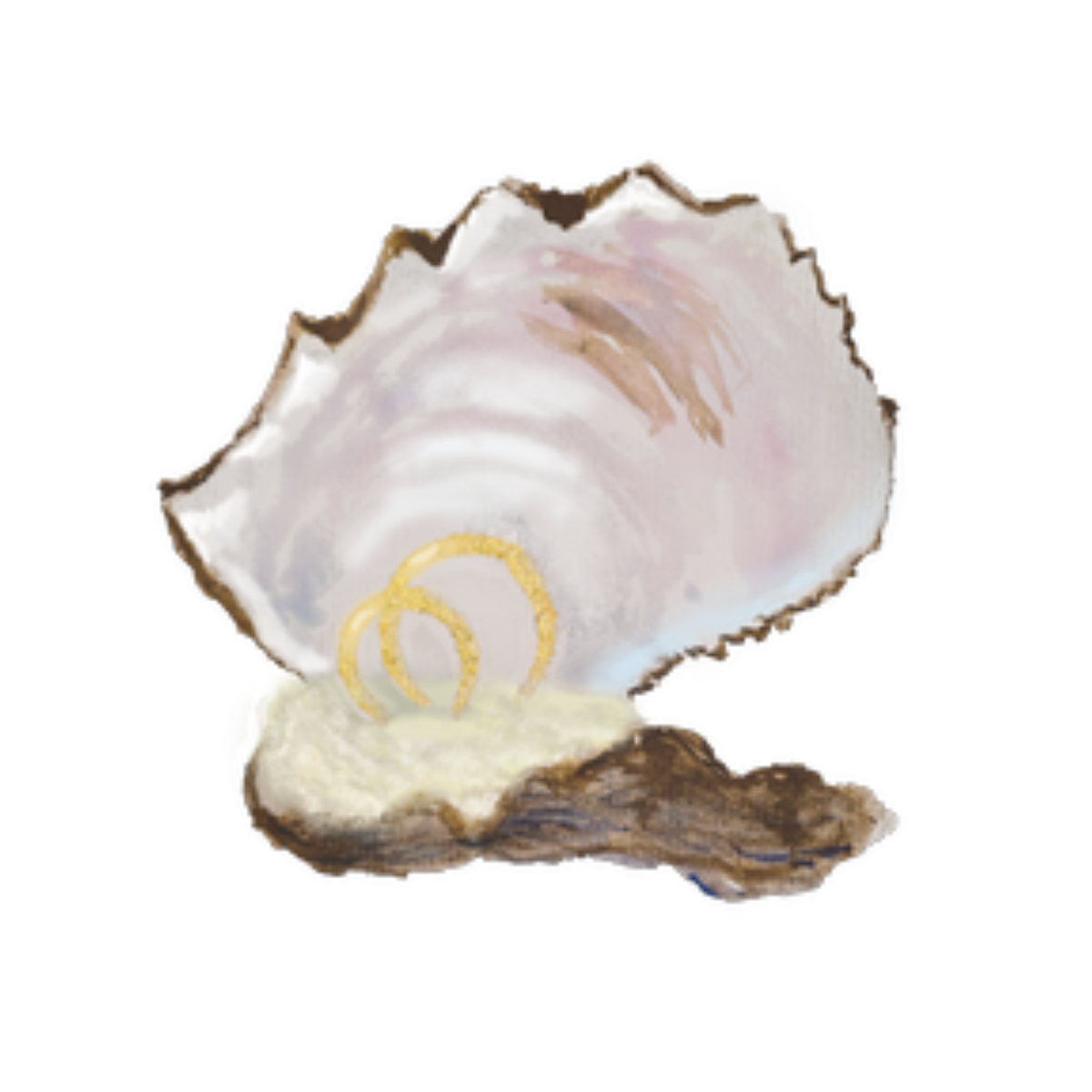 Decorative oyster shell